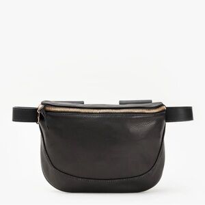 Clare V Black Leather Fanny Pack